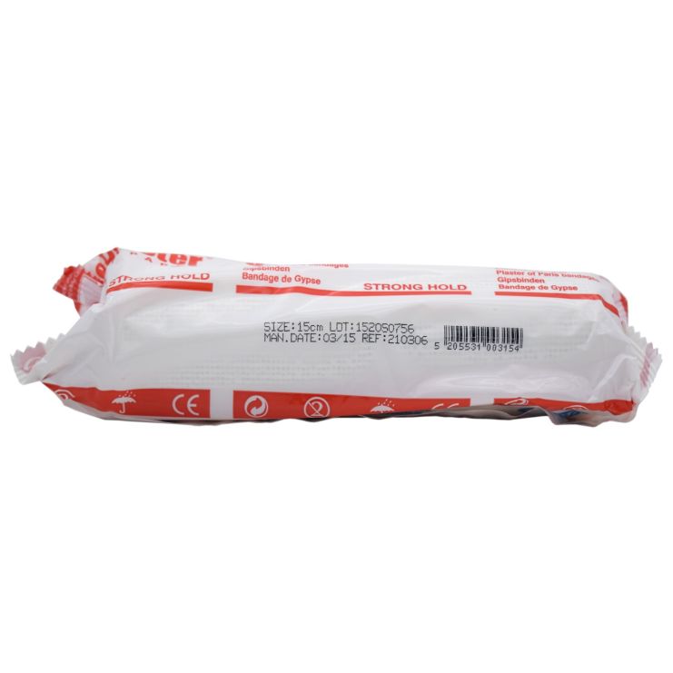 Asepta OrthoPlaster Επίδεσμος Γύψου 15cm x 2m 1 τμχ 