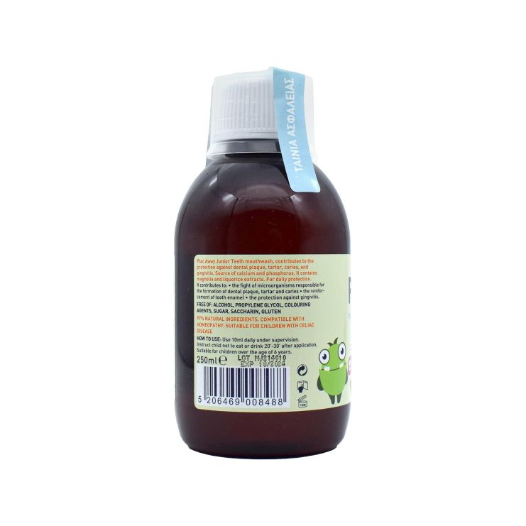 Plac Away Junior Teeth από 6 ετών Στοματικό Διάλυμα 250ml 