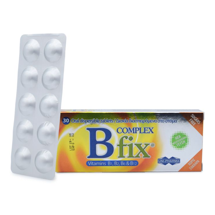 Uni-Pharma B Complex Fix 30 ταμπλέτες