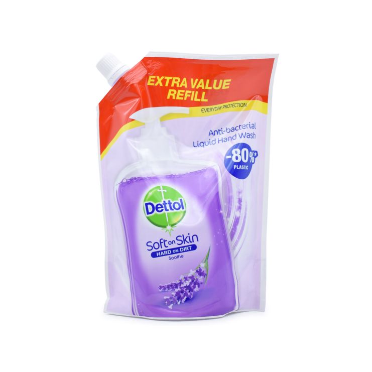 Dettol Liquid Hand Wash Αντηβακτηριδιακό Κρεμοσάπουνο Λεβάντα Ανταλλακτικό 500ml