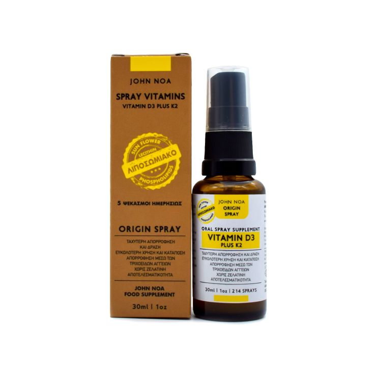 John Noa Origin Spray Vitamin D3 & Vitamin K2 30ml