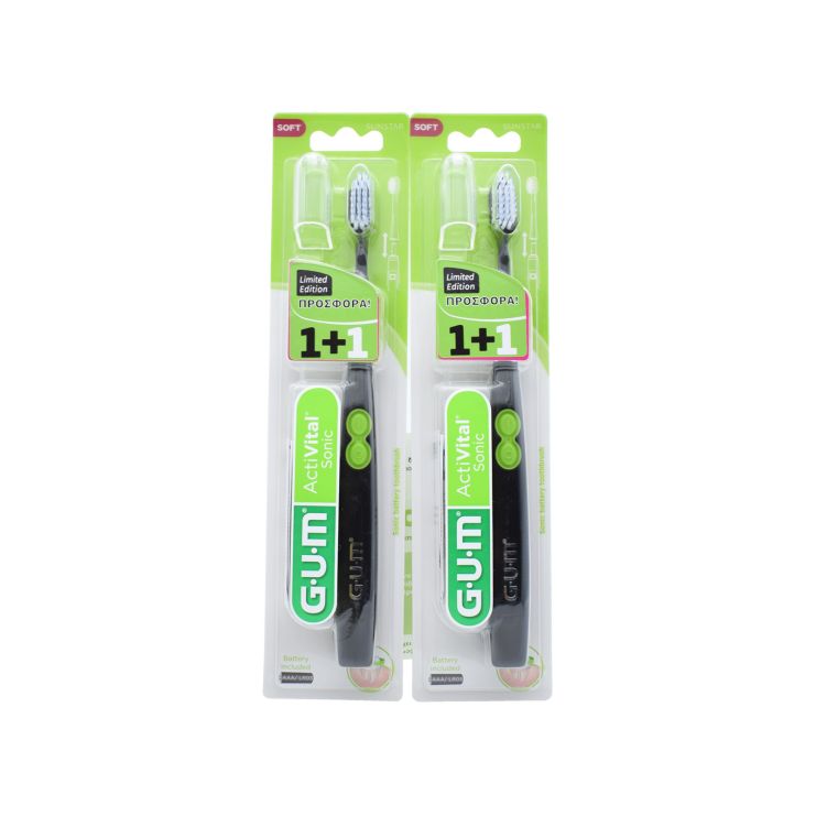 Sunstar Gum ActiVital Sonic Battery Limited Edition Black Soft 1+1