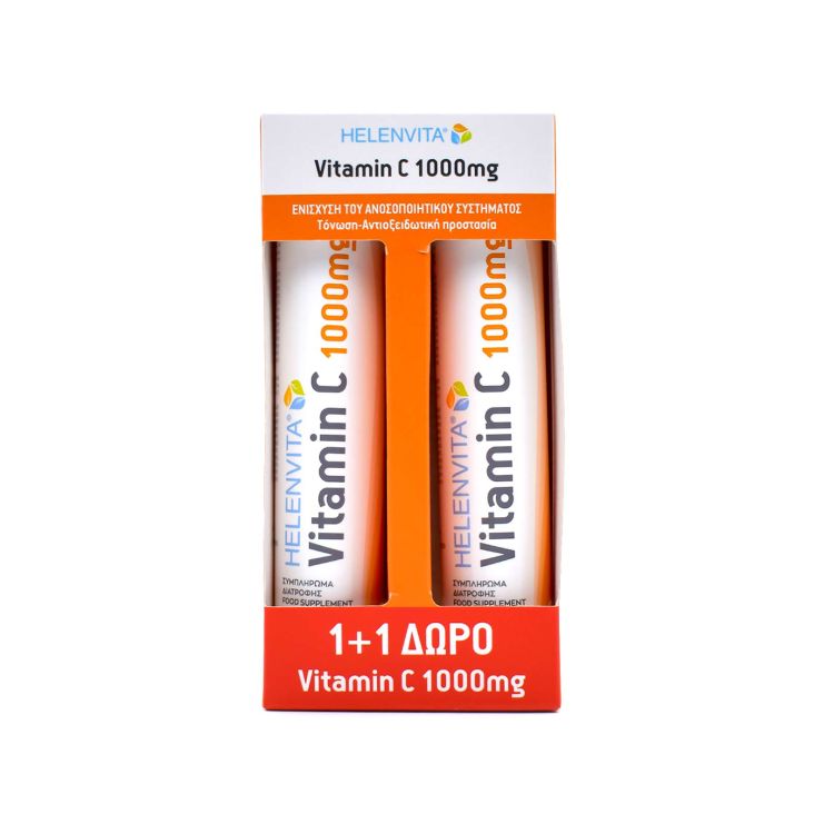 Helenvita Vitamin C 1000mg 2x20 αναβράζοντα δισκία