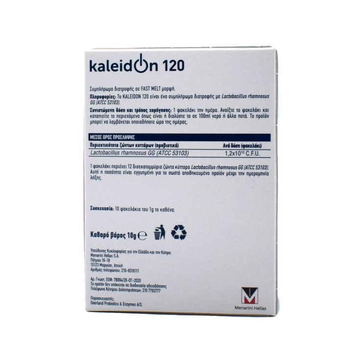 Menarini Kaleidon 120 Fast Melt Probiotic 10 sachets