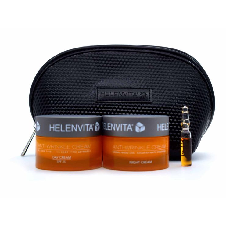 Helenvita Beauty Time Anti-Wrinkle Day Cream SPF25 50ml & Night Cream N/M Skin 50ml & Lifting Serum 2ml 
