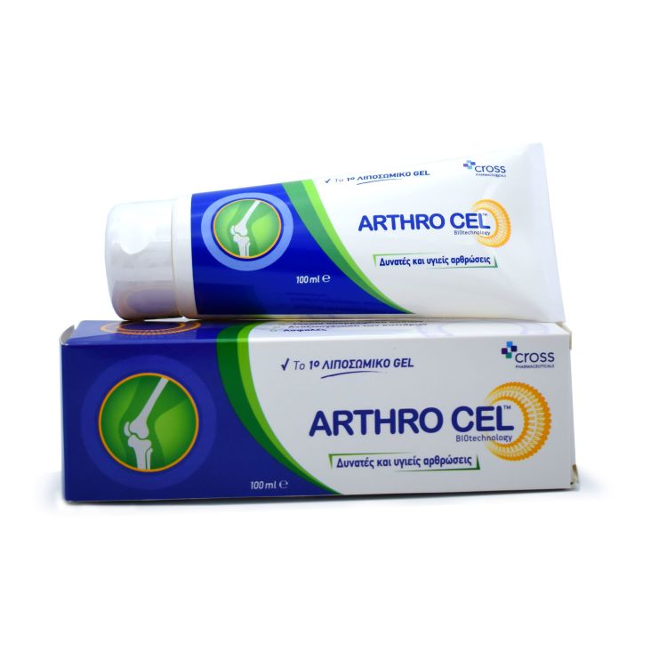 Cross Pharmaceuticals Arthro Cel Λιποσωμικό Gel Για Δυνατές & Υγιείς Αρθρώσεις 100ml
