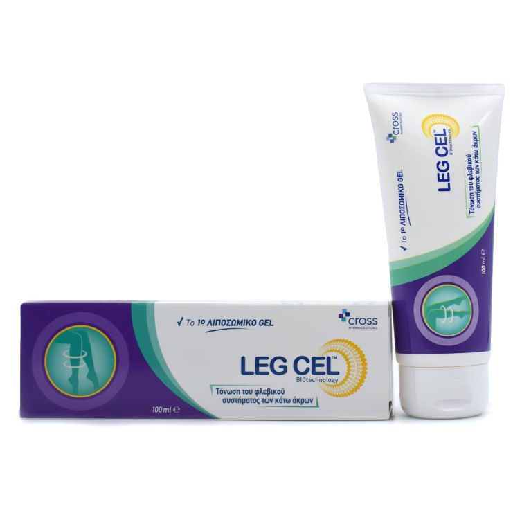 Cross Pharmaceuticals Leg Gel Λιποσωμικό Τζελ για Ανακούφιση των Ποδιών 100ml