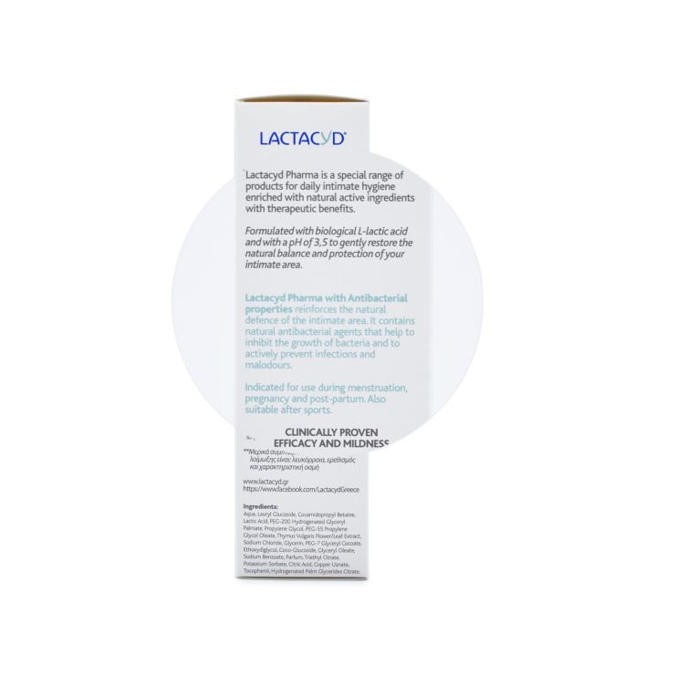 Lactacyd Pharma Antibacterials Wash 250ml