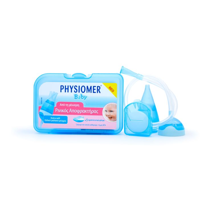 Physiomer Baby Ρινικός Αποφρακτήρας & 5 Προστατευτικά Φίλτρα