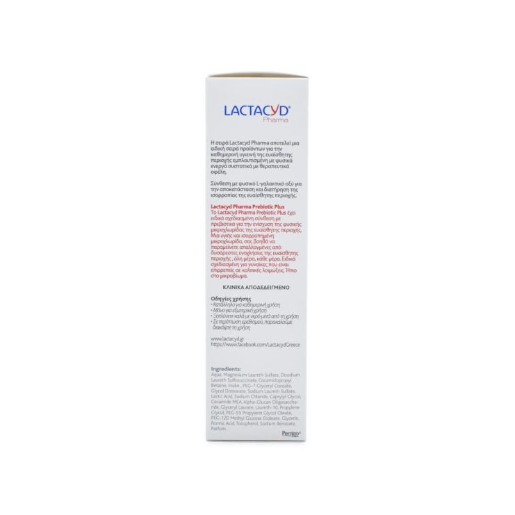 Lactacyd Plus Intimate Wash with Prebiotics Με Πρεβιοτικά 250ml