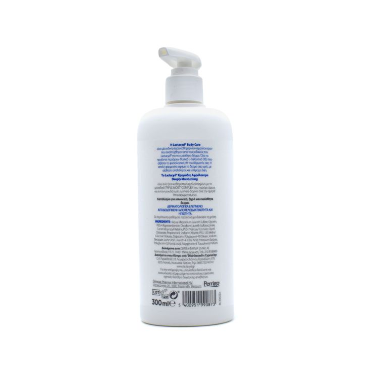 Omega Pharma Lactacyd Body Care Κρεμώδες Αφρόλουτρο για Πρόσωπο & Σώμα 300ml 
