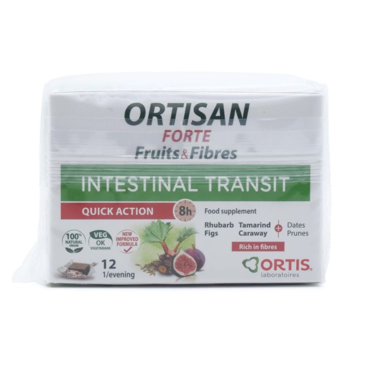 Ortis Ortisan Forte Φρούτα & Ίνες 12 κύβοι