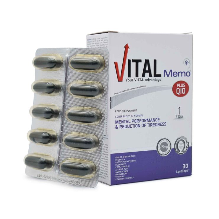 Vital Plus Memo Plus Q10 30 μαλακές κάψουλες