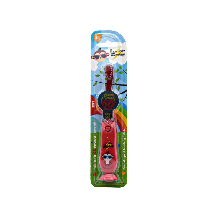 Calisco Kids Flash Timer Rocker Monkey Εκπαιδευτική Οδοντόβουρτσα απο 3 ετών