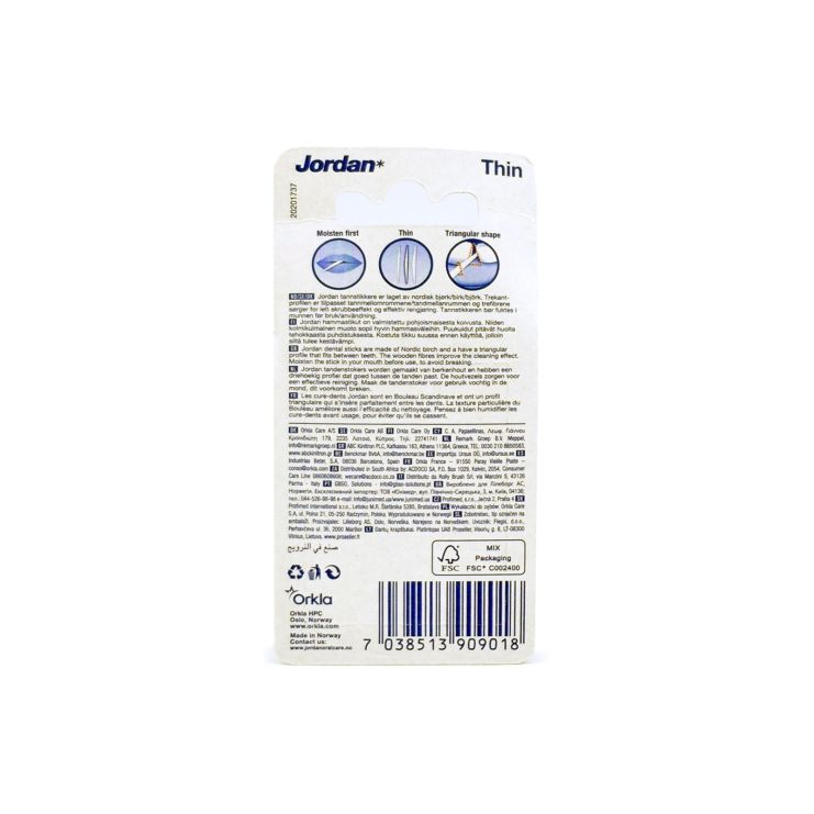Jordan Sticks Double-ended Thin Fluor / Mint 100 sticks