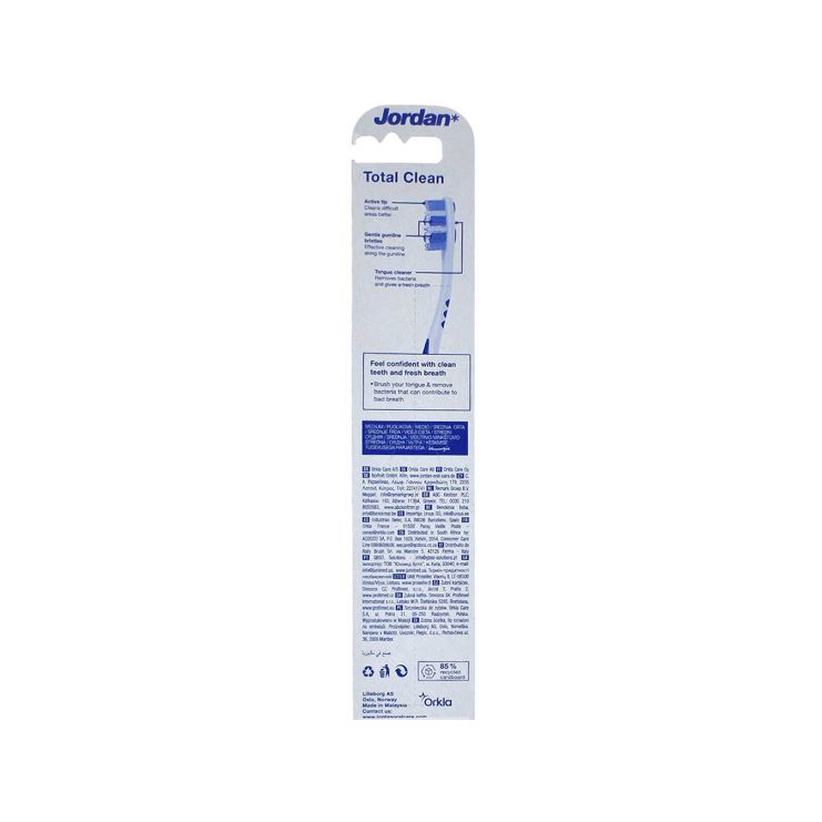 Jordan Total Clean Οδοντόβουρτσα Medium Πορτοκαλί 7038516140371