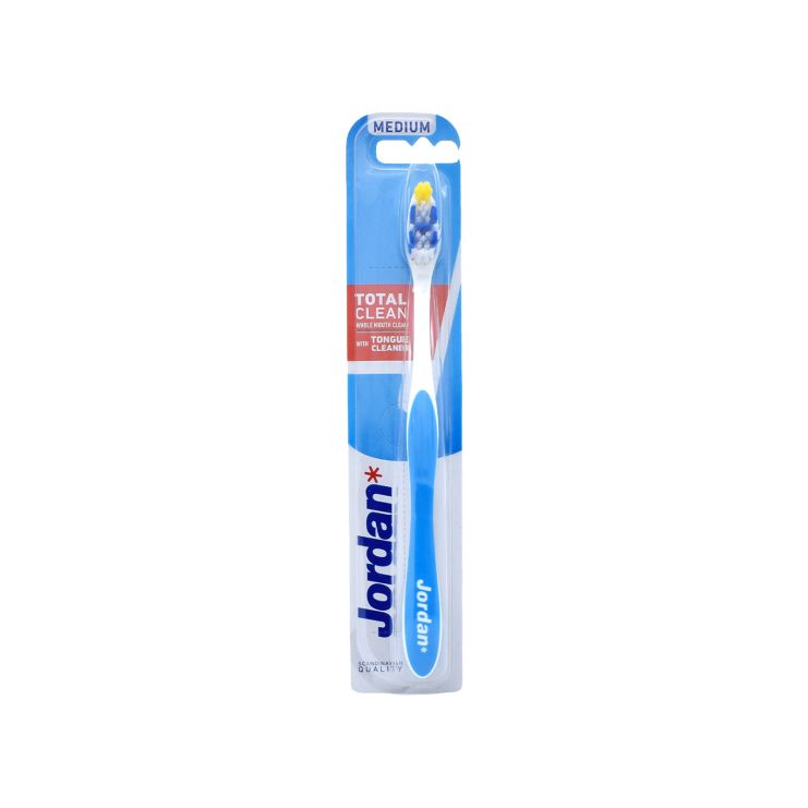 Jordan Total Clean Οδοντόβουρτσα Medium Γαλάζια 7038516140371