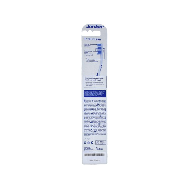 Jordan Total Clean Toothbrush Medium Light Blue 7038516140371