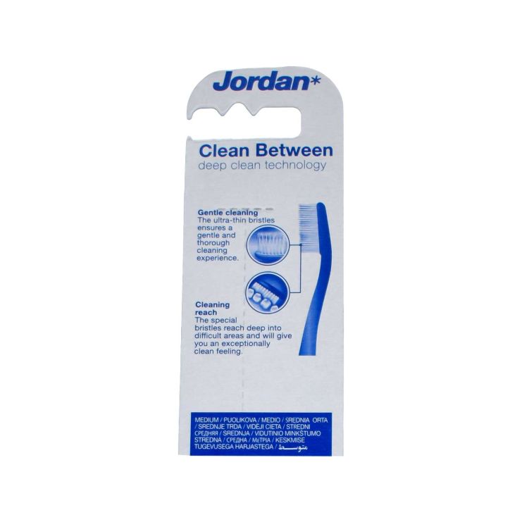 Jordan Toothbrush Clean Between Medium Blue 7038516558305