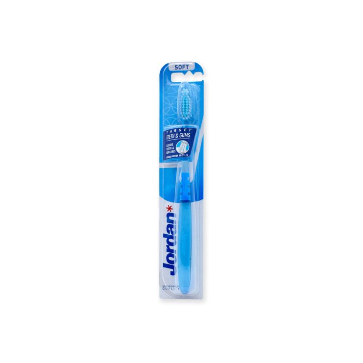 Jordan Οδοντόβουρτσα Target Teeth & Gums Soft Μπλε 7046110063538