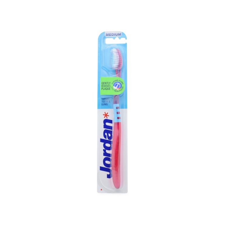 Jordan Οδοντόβουρτσα Target Teeth & Gums Medium Κόκκινη 7046110063569