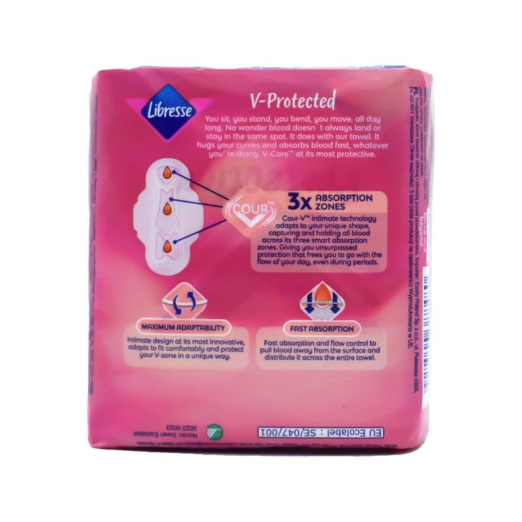 Libresse Freshness & Protection Ultra Long+ 8 σερβιέτες με φτερά