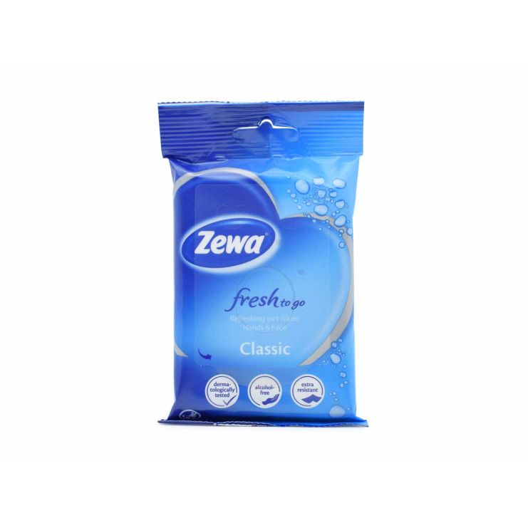 Zewa Fresh To Go Classic 10  υγρά μαντηλάκια