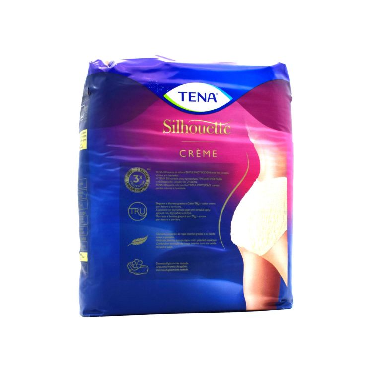 Tena Silhouette High Waist Plus Large Crème 8 pcs