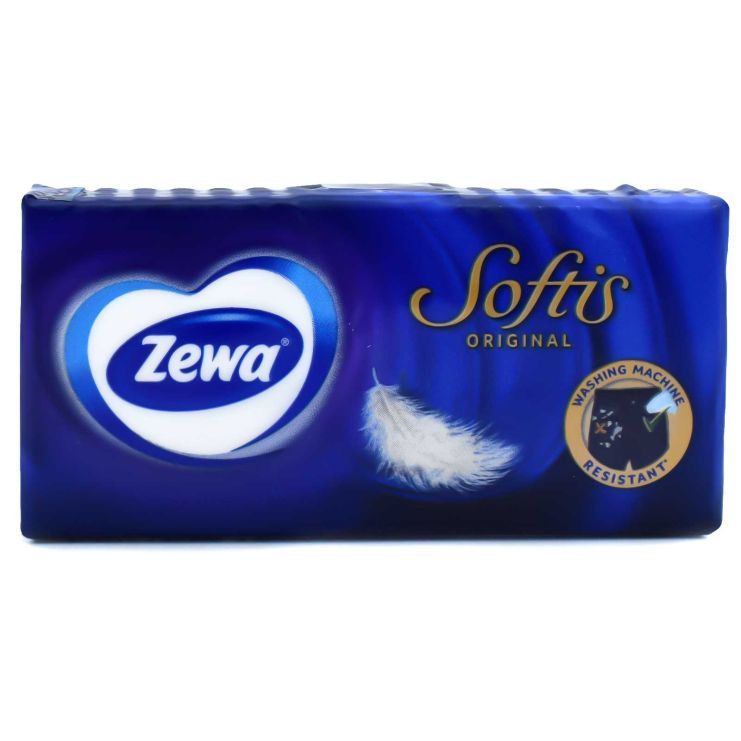 Zewa Softis Original Χαρτομάντηλα 9 τμχ