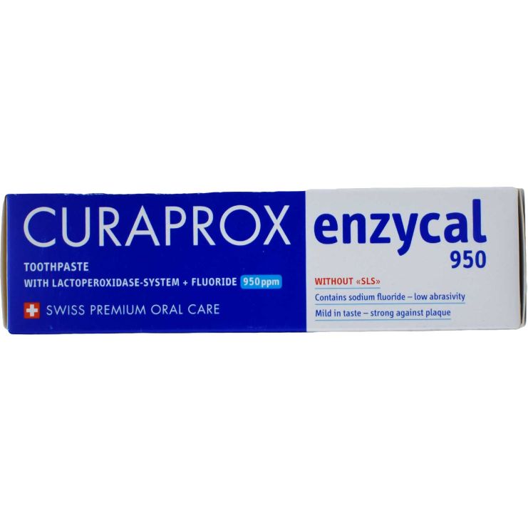 Curaprox Enzycal 950 χωρίς SLS Οδοντόκρεμα 75ml