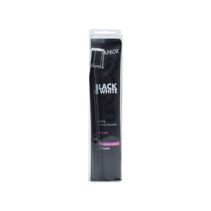 Curaprox Curaden Black Is White Set Οδοντόκρεμα 90ml & Οδοντόβουρτσα 