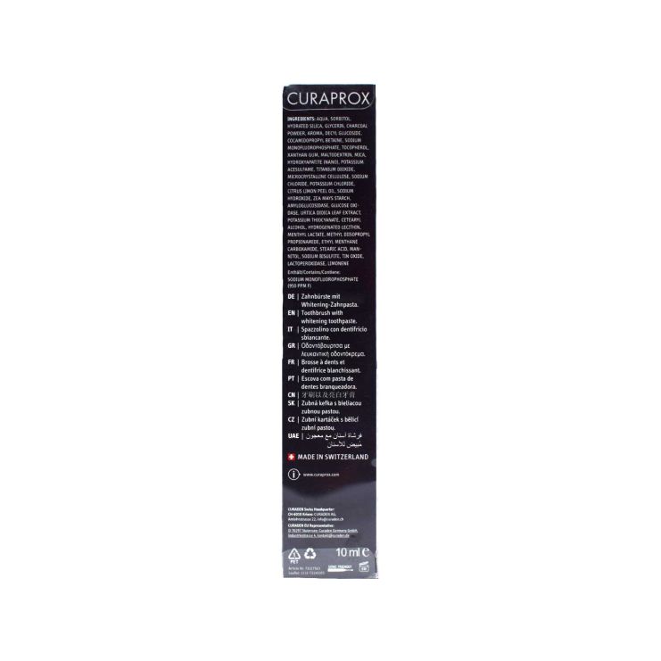 Curaprox Black is White Toothbrush & Toothpaste 10ml