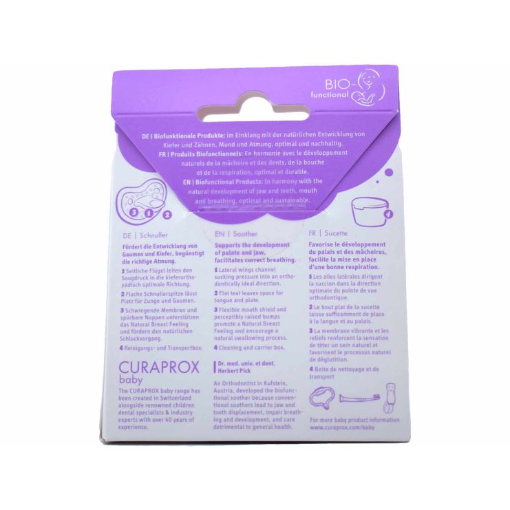Curaprox Baby Breath Easy Πιπίλα 0 εως 7 μηνών Ροζ 1 τμχ