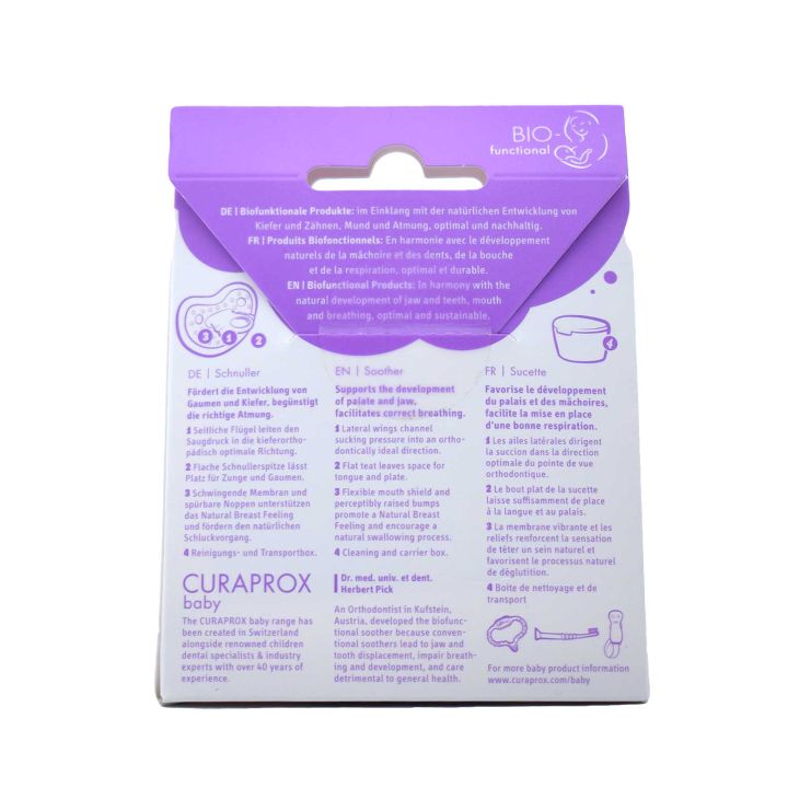 Curaprox Baby Breath Easy Soother 7 to 18 months Pink 1 piece