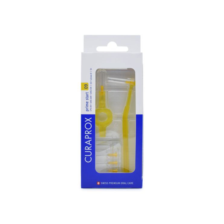 Curaprox CPS Prime Start 09 Κίτρινο 2 Λαβές - 5 Βουρτσάκια