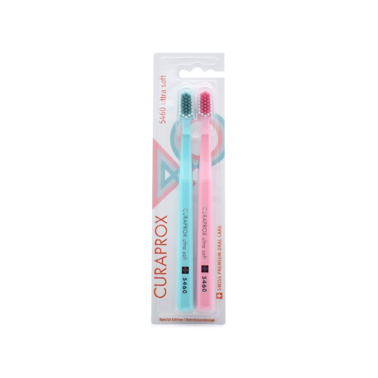 Curaprox CS 5460 Ultra Soft Special Edition Ροζ-Βεραμάν 2 τμχ 7612412423167