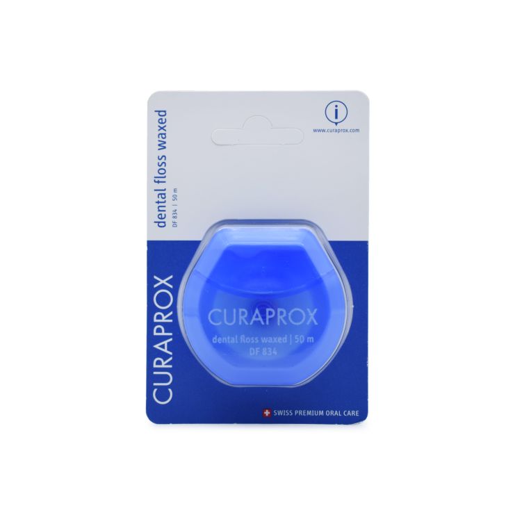 Curaprox DF834 Κερωμένο Οδοντικό Νήμα 50 μέτρα