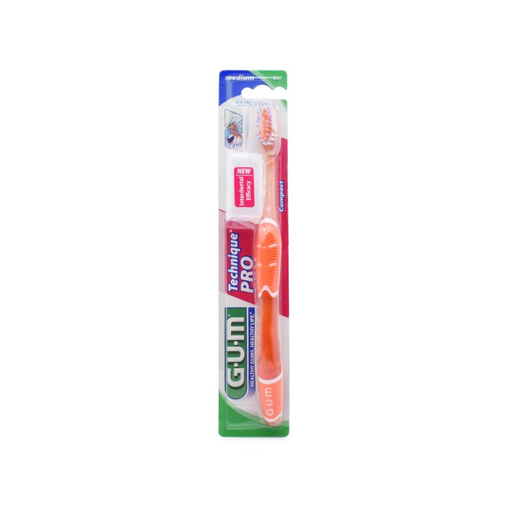 Sunstar Gum Οδοντόβουρτσα Technique PRO Compact Soft Πορτοκαλί 7630019901468