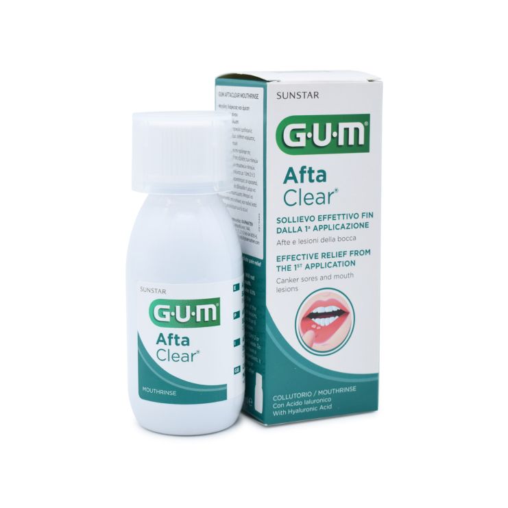 Sunstar Gum Afta Clear Στοματικό Διάλυμα 120ml