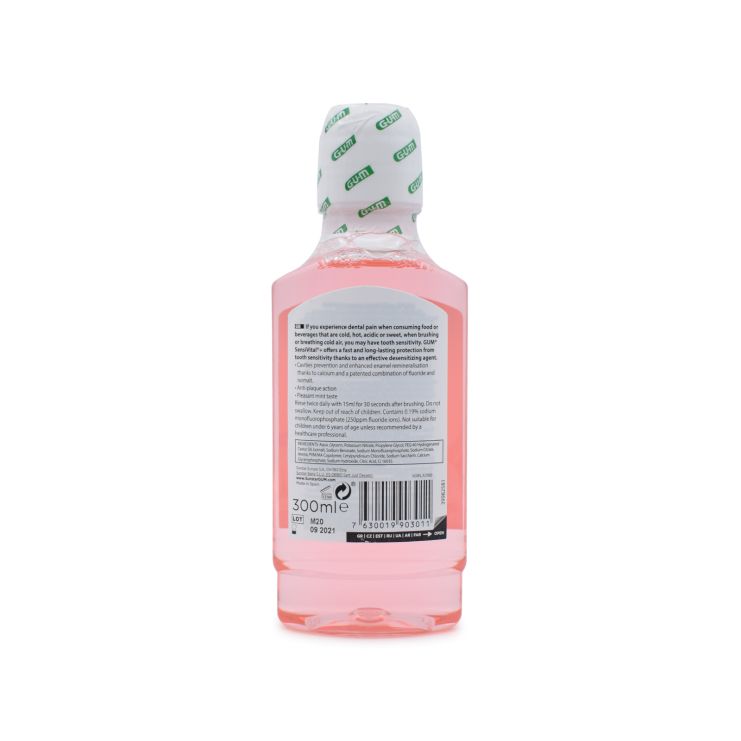 Sunstar Gum Sensivital Plus Mouthrinse Στοματικό Διάλυμα χωρίς Αλκοόλ 300ml