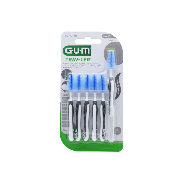 Sunstar Gum Trav-Ler 1619 Μεσοδόντια Βουρτσάκια 2.6mm 6 τμχ