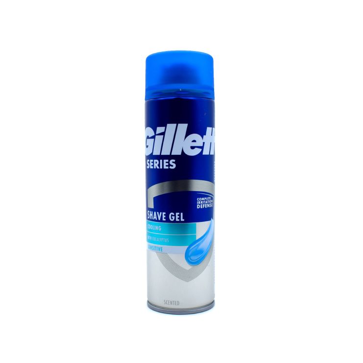Gillette Gel Ξυρίσματος Sensitive Cooling με Ευκάλυπτο 200ml