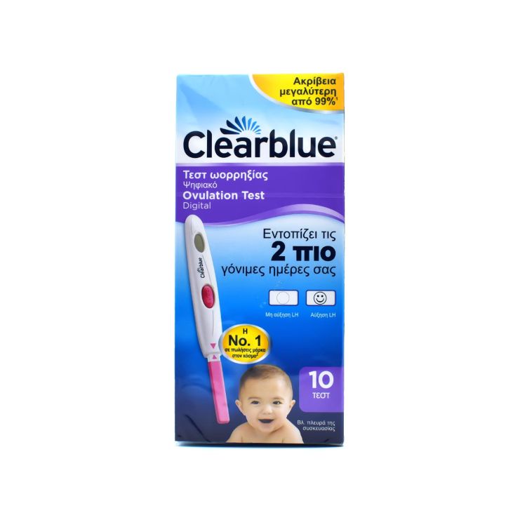 Clearblue Ψηφιακό Τεστ Ωορρηξίας 10 τμχ