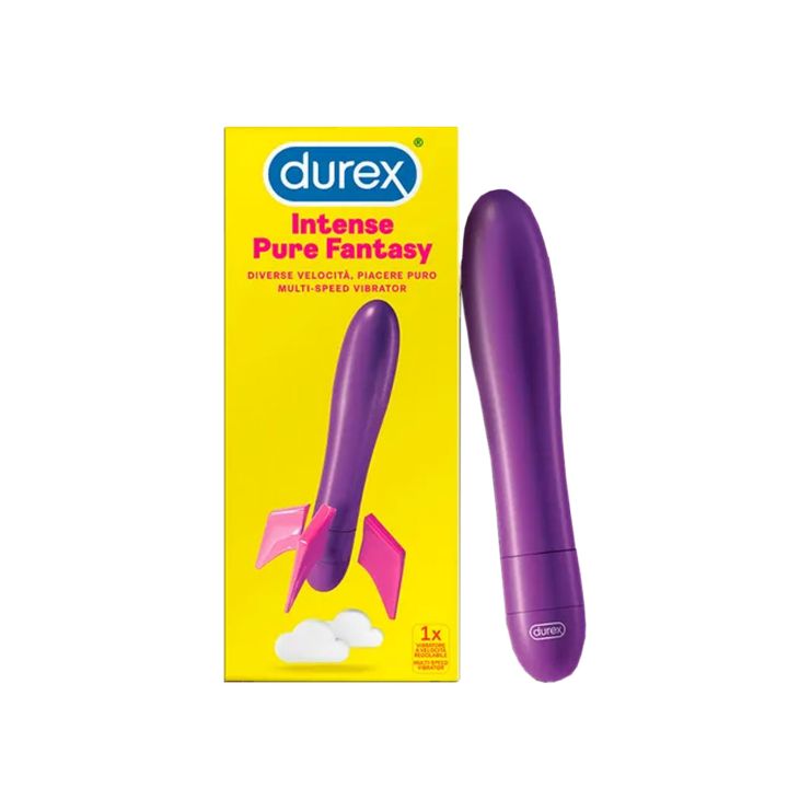 Durex Intense Pure Fantasy Vibrator Δονητής 17.5cm Purple 1 τμχ