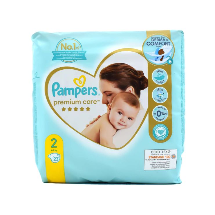 Pampers Premium Care No2 από 4 έως 8kg 23 τμχ