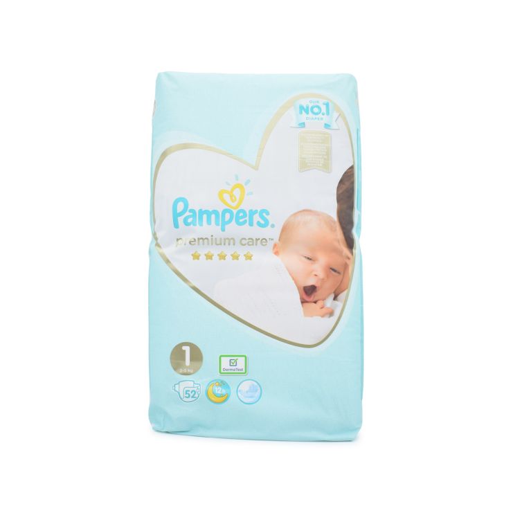 Pampers Premium Care Νo 1 (2-5kg) 52 τμχ
