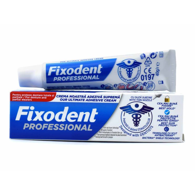 Fixodent Professional Στερεωτική Κρέμα Τεχνητής Οδοντοστοιχίας 40g 