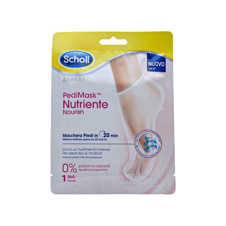 Scholl PediMask Nutriente Nourish Μάσκα Ενυδάτωσης για Πόδια 1 ζευγάρι 