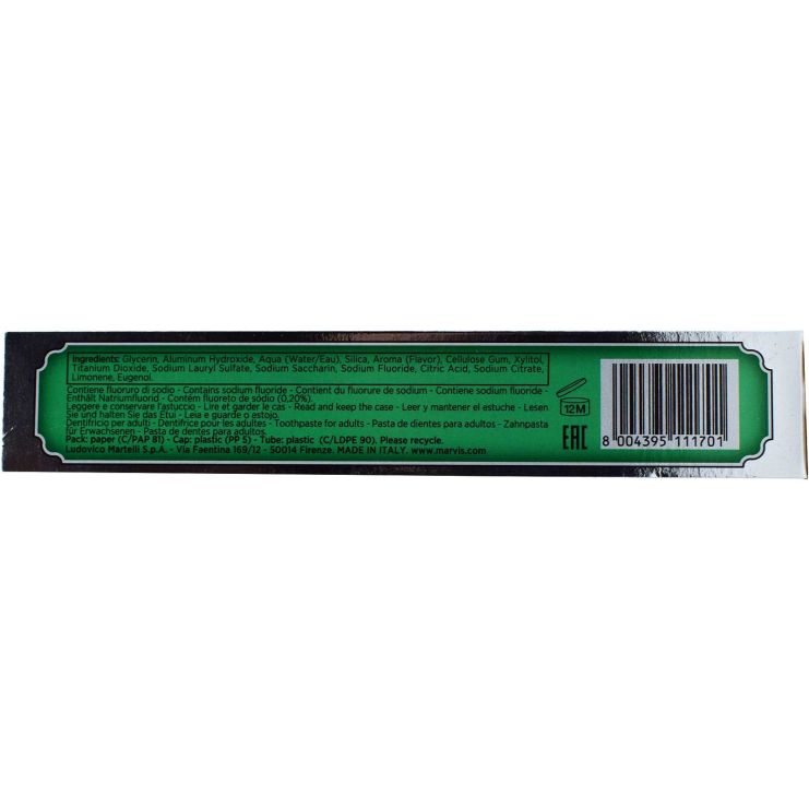 Marvis Toothpaste Classic Strong Mint 85ml 