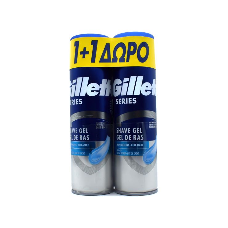 Gillette Series Ενυδατικό Gel Ξυρίσματος 2 x 200ml